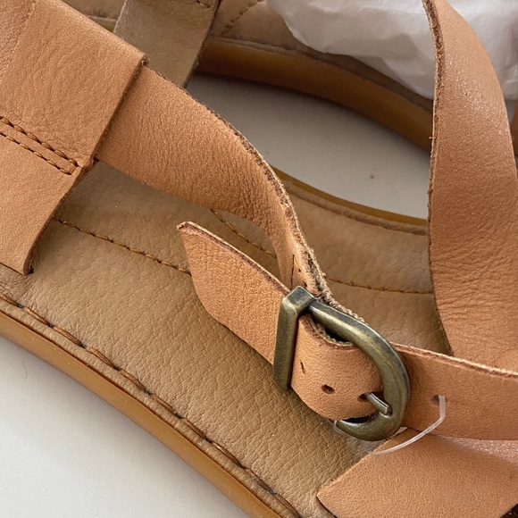 Born Tan Leather Strappy Sandals - Picture 10 of 14